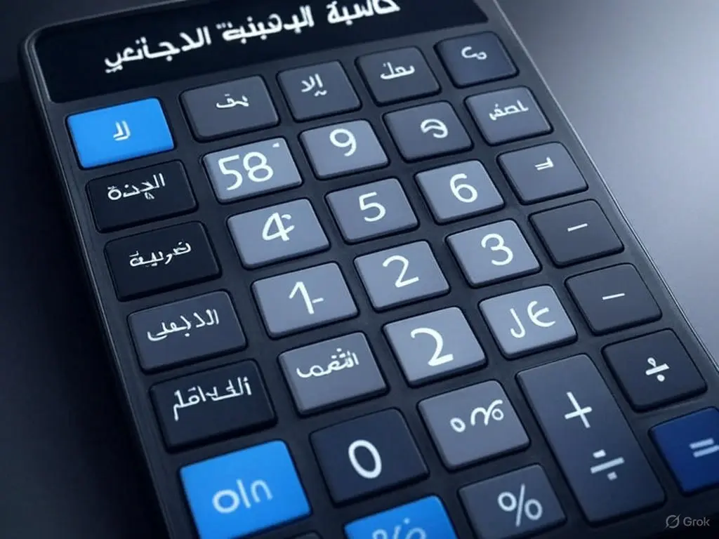 حاسبة الضمان الاجتماعي المطور لتقدير المعاش الشهري بدقة باستخدام الراتب وسنوات الاشتراك