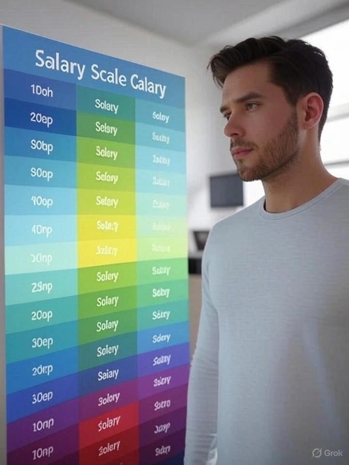 أداة سلم رواتب الصحة مع واجهة ملونة، مثالية لجميع الدول العربية